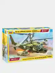 Сборная модель "Черная акула" Российский ударный вертолет КА-50 масштаб 1:72 КИТ пластик