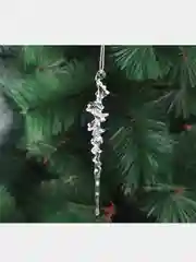 Прозрачный сосульки на елку