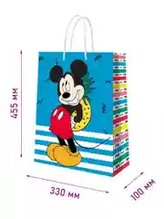 Mickey Mouse. Пакет подарочный большой (Мики с ананасом), 330*455*100 мм