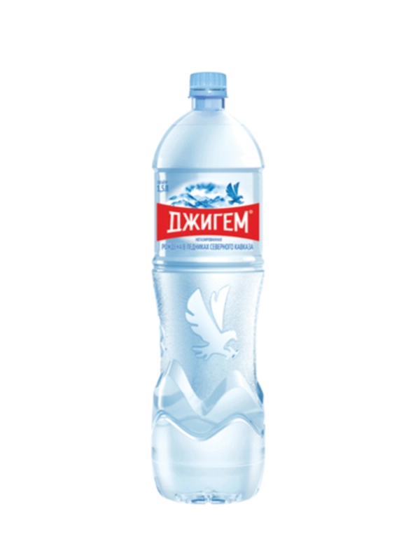 Минеральная негазированная вода «Джигем» ледниковая 1,5л, ПЭТ