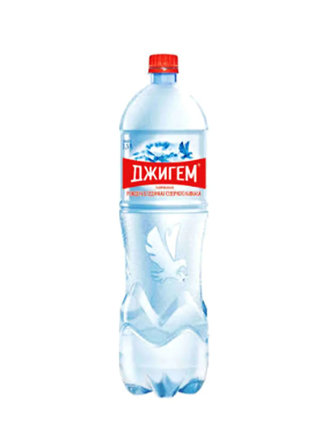 Минеральная газированная вода «Джигем» ледниковая 1,5л, ПЭТ