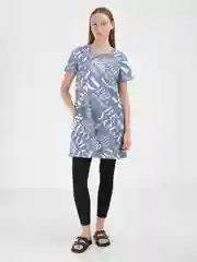 Красный туника женская . Хлопок 100% . Производство - Россия