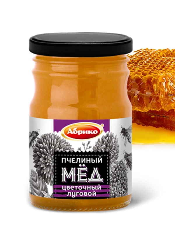 Мёд натуральный Абрико Цветочный с/б 270г
