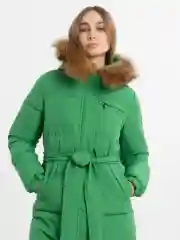 КУРТКА ЖЕНСКАЯ УТЕПЛЕННАЯ ЗИМА С НАТУРАЛЬНЫМ МЕХОМ НА КАПЮШОНЕ