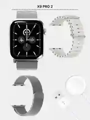 Розовый умные смарт-фитнес часы Smart Watch X9 Pro 2, X8 Pro, X9 Ultra 2 наручный браслет