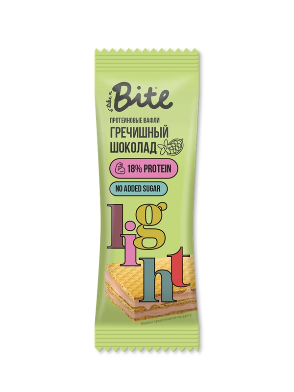 Вафли Bite «Гречишный шоколад», 35 гр