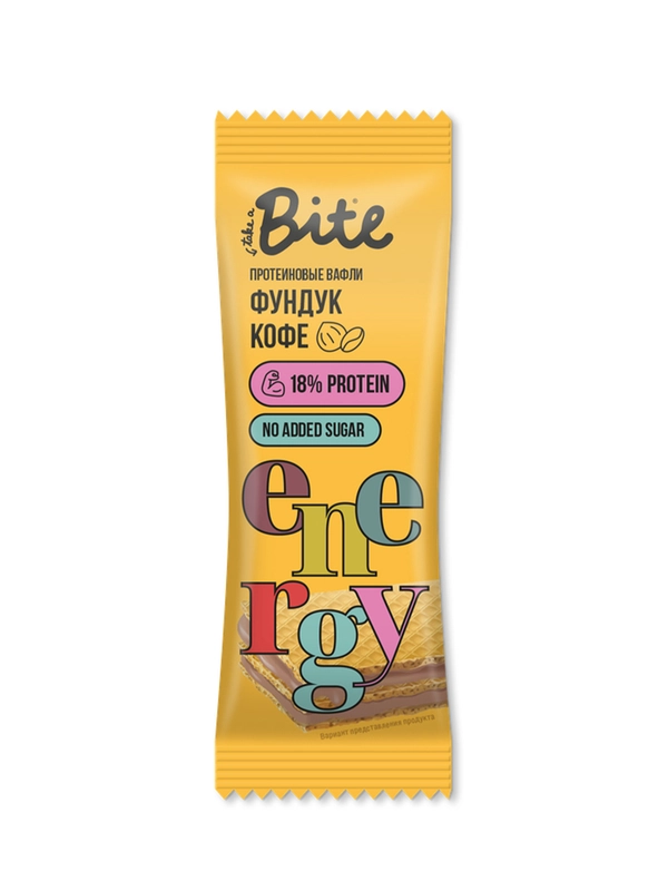Вафли Bite «Фундук - кофе», 35 гр