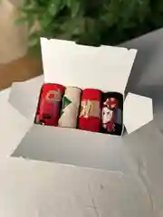Зеленый женский подарочный набор новогодних носков