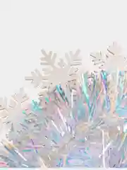 Серебряный ободок снежинка, светящийся