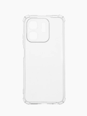Чехол для Infinix Hot 50i / Smart 9 (Инфиникс Хот 50 ай / Смарт 9), черный, прозрачный