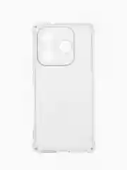 Прозрачный чехол для Xiaomi Redmi Note 14 (Сяоми Ноут 14), черный, прозрачный