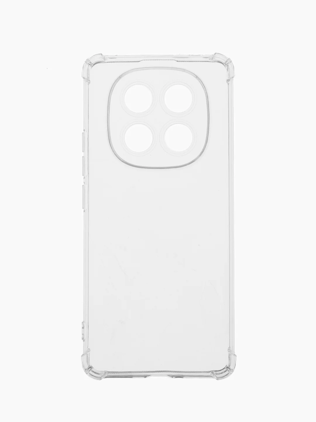 Прозрачный чехол для Xiaomi Redmi Note 14 Pro+ PLUS (Сяоми Ноут 14 Про Плюс), черный