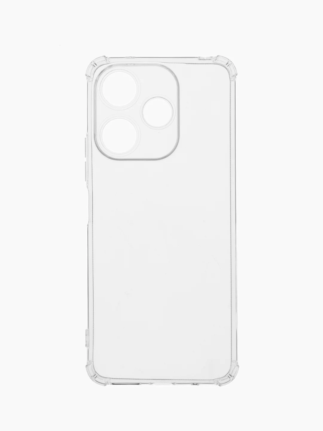 Прозрачный чехол для Xiaomi Redmi 13 / POCO M6 (Сяоми Редми 13 / ПОКО М6), черный, прозрачный