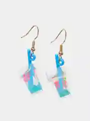 СЕРЬГИ-ГОЛУБОЙ ЛИМОНАД ЖЕНСКИЕ