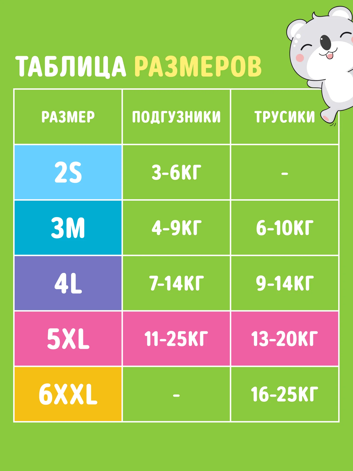 Подгузники трусики WATASHI детские 5 XL размер 13-20 кг, 50шт