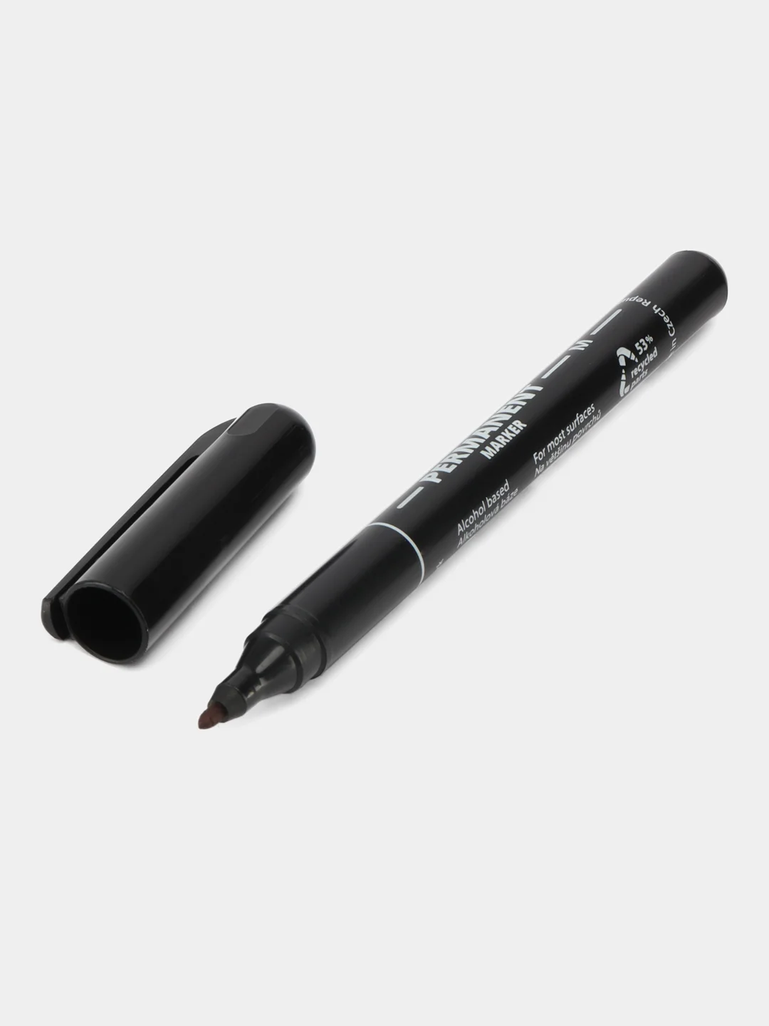 Маркеры перманентные (нестираемые) Centropen 2846, Черные, Комплект 10 шт, 1 мм, 880593