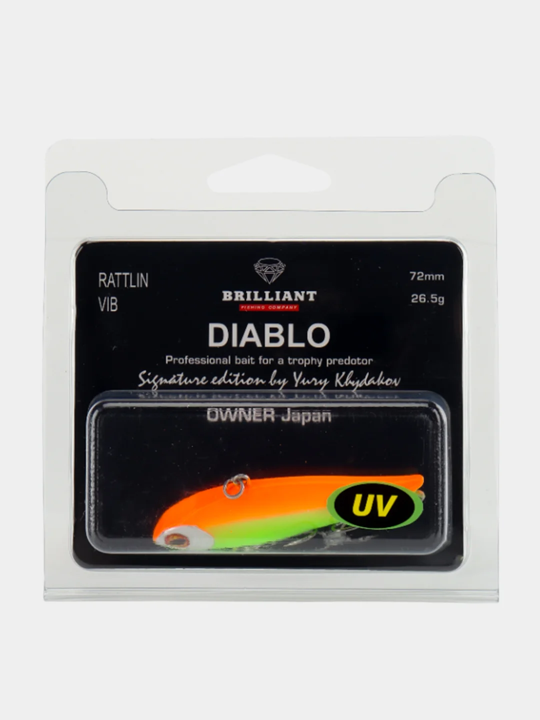 Манго ратлин Brilliant Diablo Vib 72S mm, 26,5 г