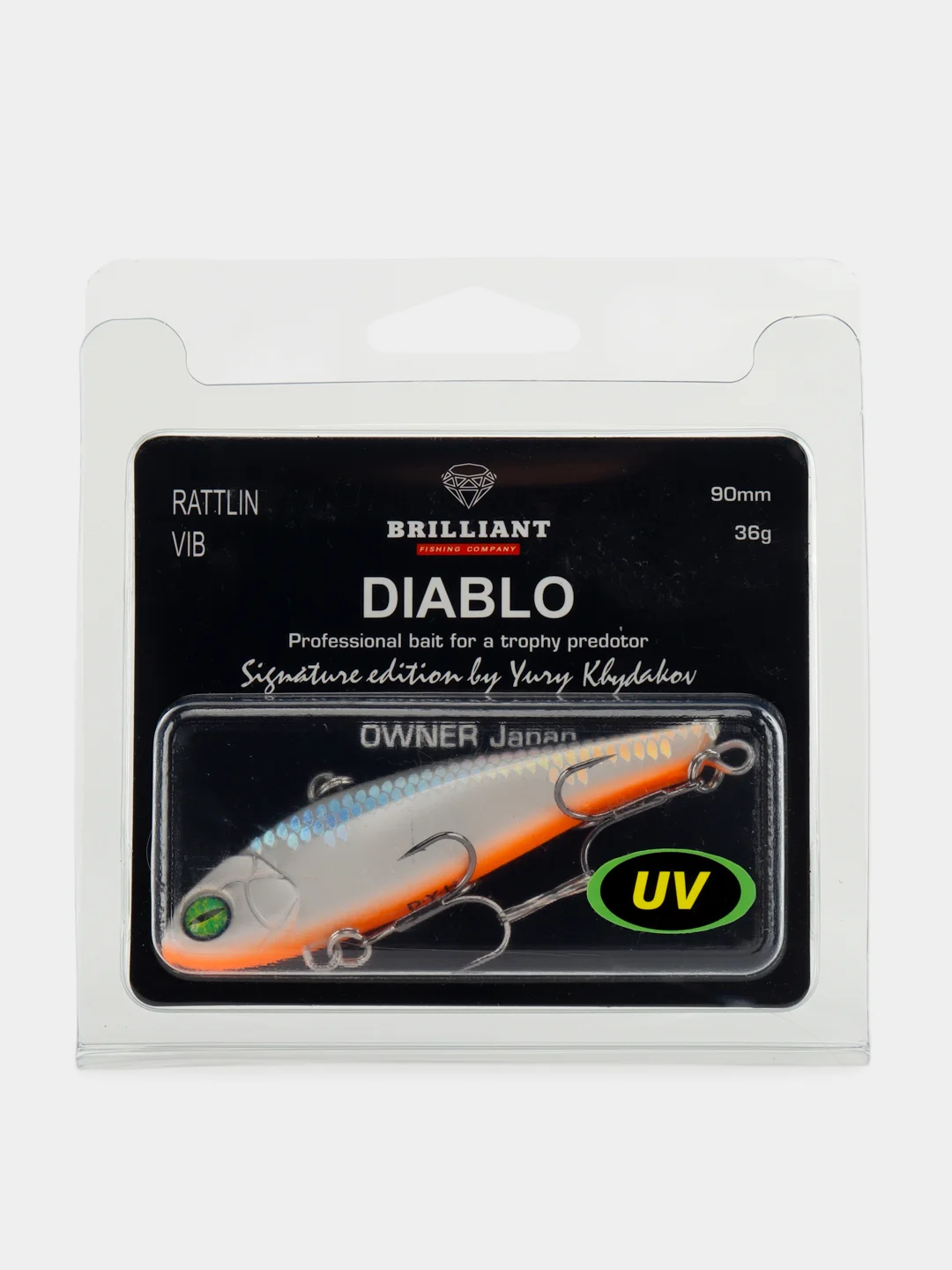 Хром ратлин Brilliant Diablo Vib 90S mm, 36 г