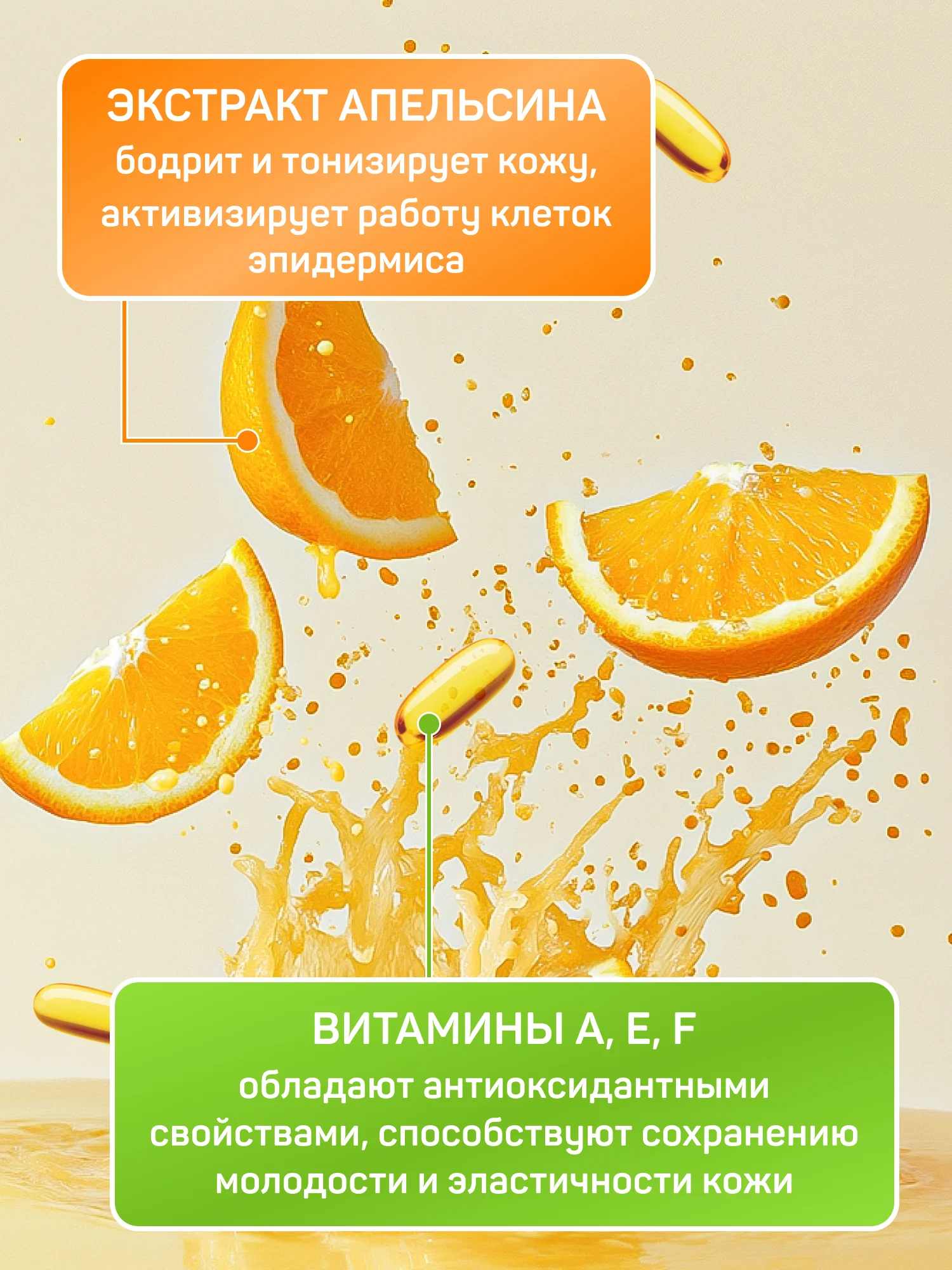Жидкое мыло 2в1 AURA Vitamin Complex для рук и тела Апельсин и витамины 5 литров
