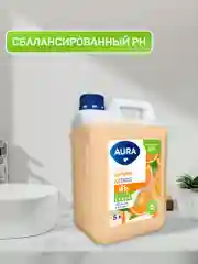 Жидкое мыло 2в1 AURA Vitamin Complex для рук и тела Апельсин и витамины 5 литров