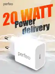 Сетевое зарядное устройство Perfeo PD, с разъемом Type-C  20W, I4641