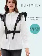Портупея женская на грудь, рубашку, платье, аксессуар на талию, женский пояс на талию