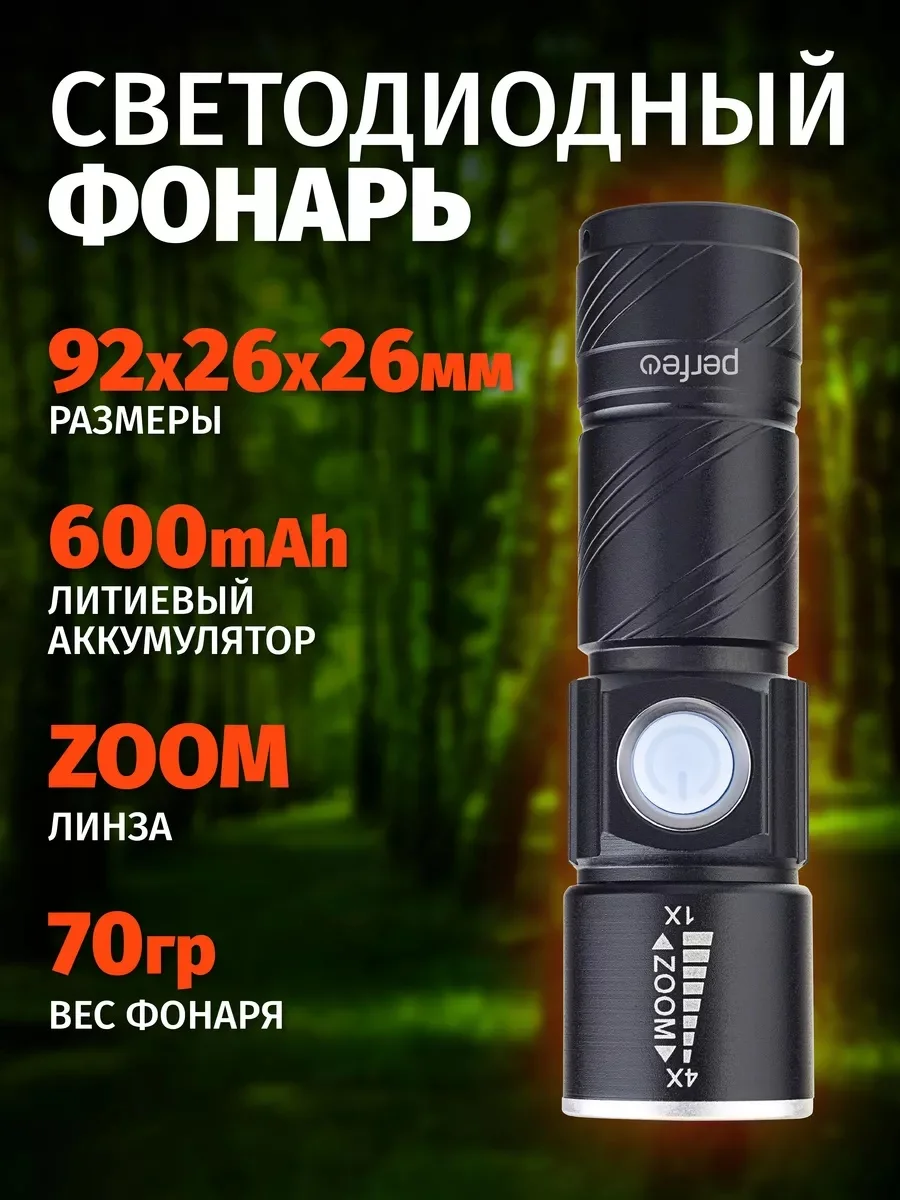 Perfeo Светодиодный фонарь "Regs" PL-304