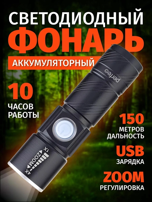 Perfeo Светодиодный фонарь "Regs" PL-304