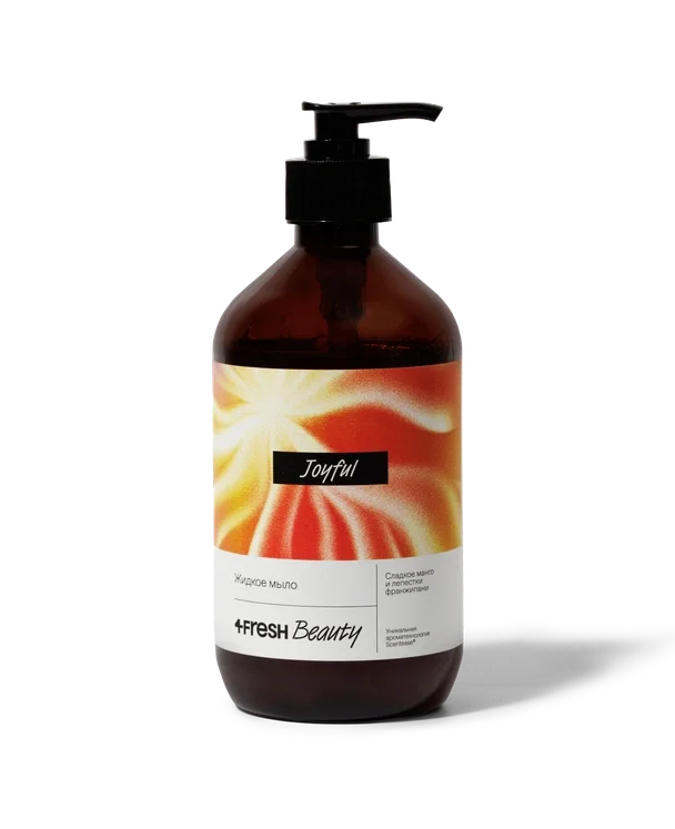 Парфюмированное жидкое мыло 4FRESH beauty "Сладкое манго и лепестки франжипани"