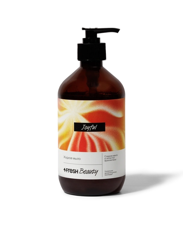 Парфюмированное жидкое мыло 4FRESH beauty "Сладкое манго и лепестки франжипани"