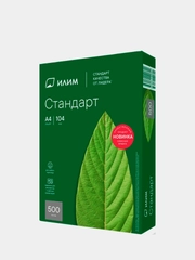 Бумага А4 для принтера офиса 500 листов Илим 80г/м2 белизна 146% класс С белая 1/5 пачек