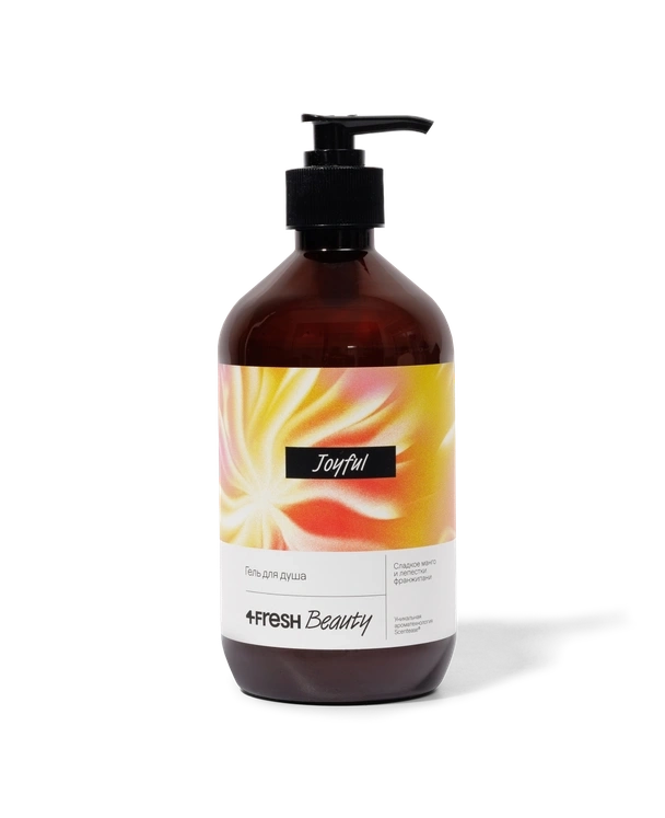 Парфюмированный гель для душа 4FRESH beauty "Сладкое манго и лепестки франжипани", 450 мл