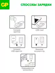 Зарядное устройство GP E211-2CRB1 --12