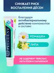 Крем для фиксации протезов PRESIDENT Garant, нейтральный вкус, 40 г