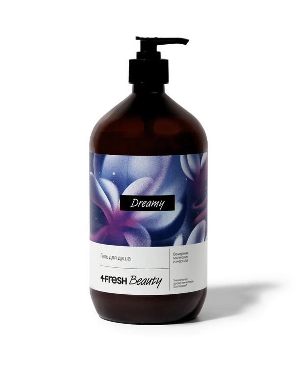 Парфюмированный гель для душа 4FRESH beauty "Вечерняя магнолия и нероли", 900 мл