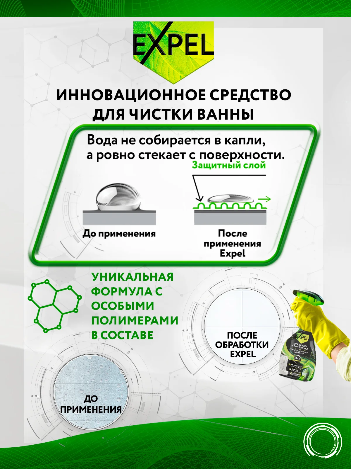 Спрей Антинагар для кухни + Cредство для ванны и сантехники