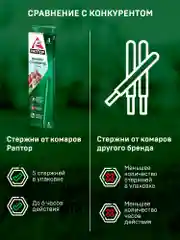 Стержни от комаров и мошек, 5 стержней, 2шт