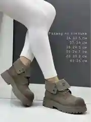 Серый ботинки женские,полусапоги женские зимние, меховые, ,36-41