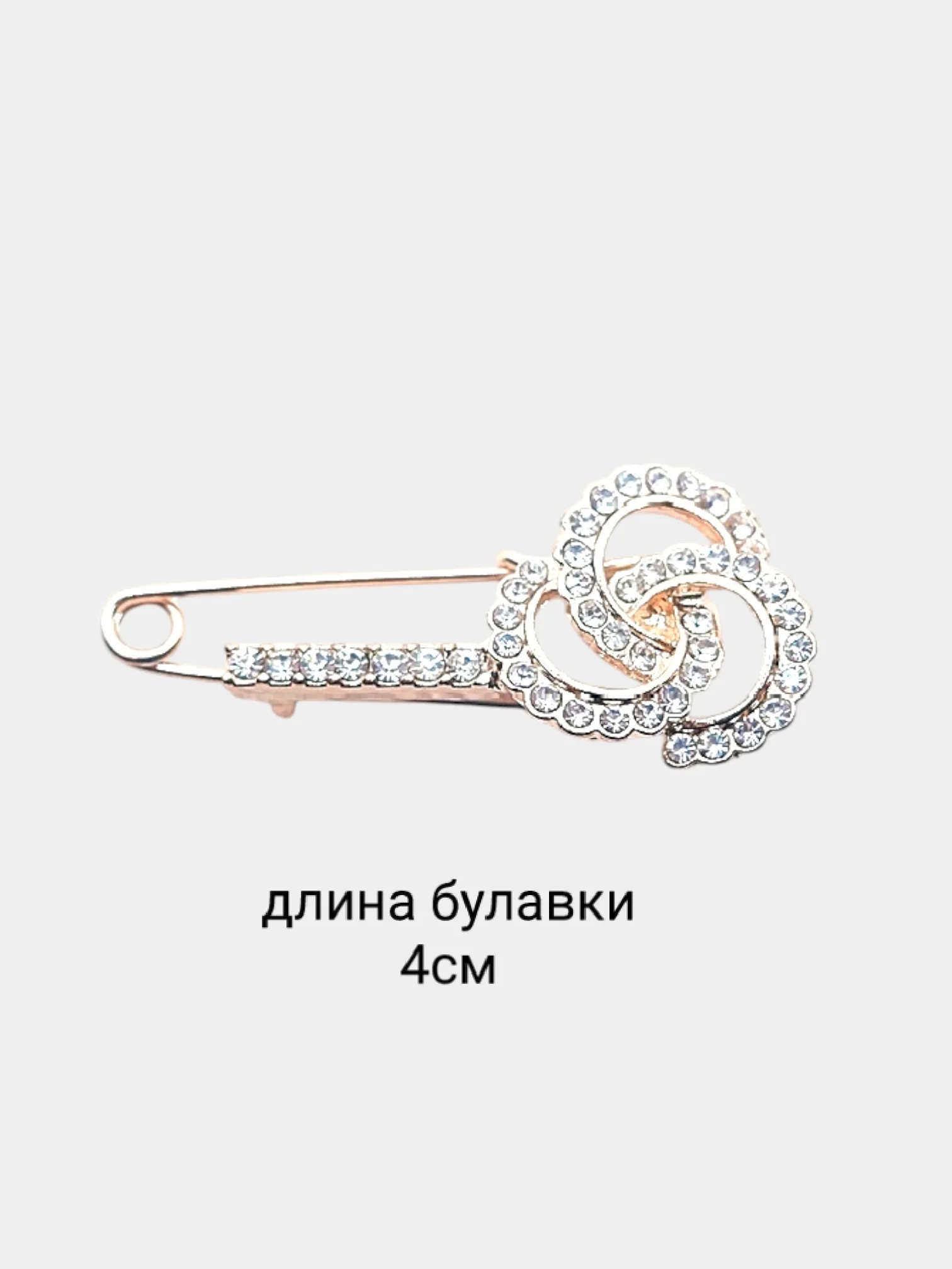 Бордовый булавка декоративная
