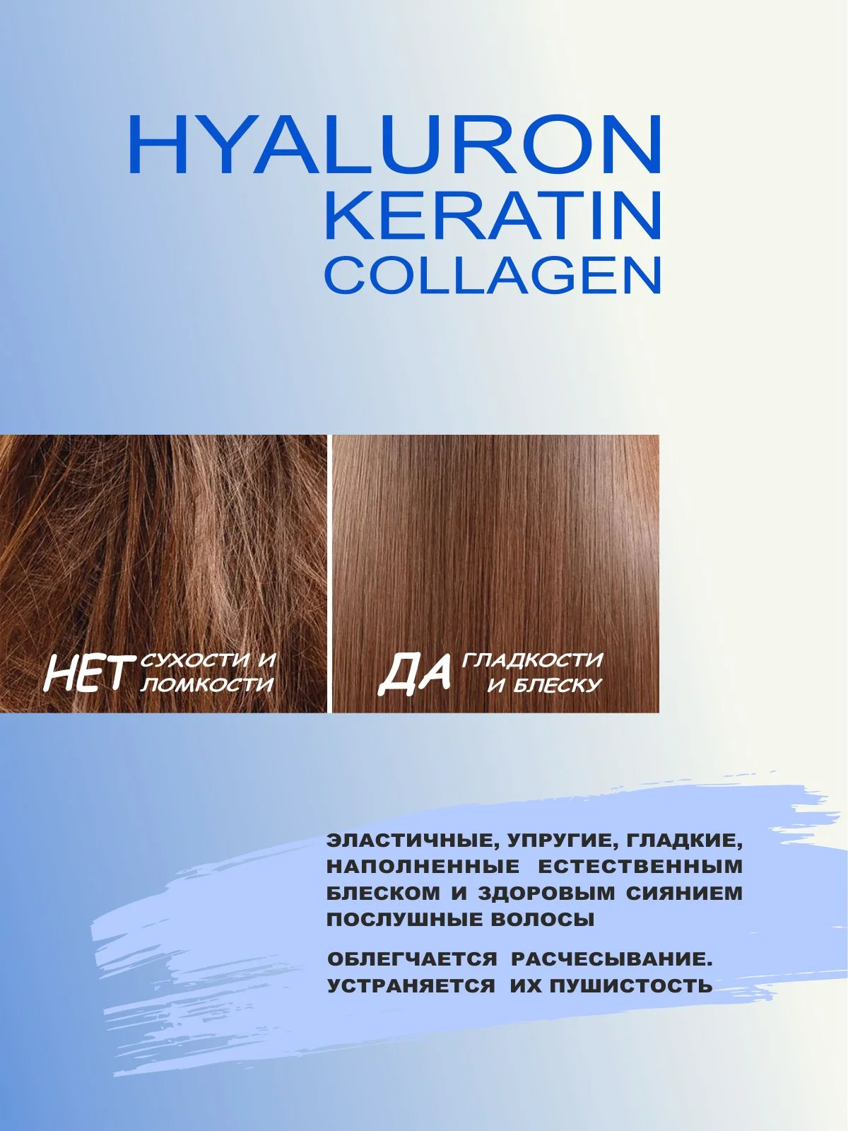 Шампунь без сульфатов HYALURON увлажняющий 1000 мл, MIXTON