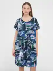 Зеленый туника женская . Хлопок 100% . Производство - Россия