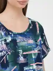 Зеленый туника женская . Хлопок 100% . Производство - Россия
