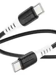 Черный кабель type-c type-c для iPhone и Android 60W Hoco X82, быстрая зарядка, длина 1 м