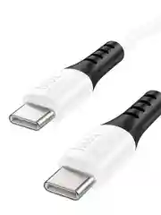 Белый кабель type-c type-c для iPhone и Android 60W Hoco X82, быстрая зарядка, длина 1 м