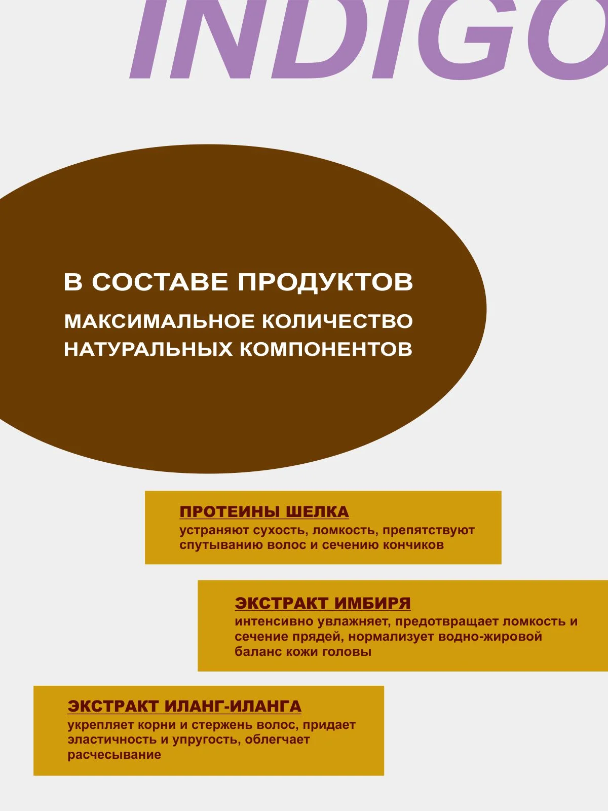 Шампунь для ежедневного применения Витаминный + кондиционер (набор 2000 мл), Indigo style