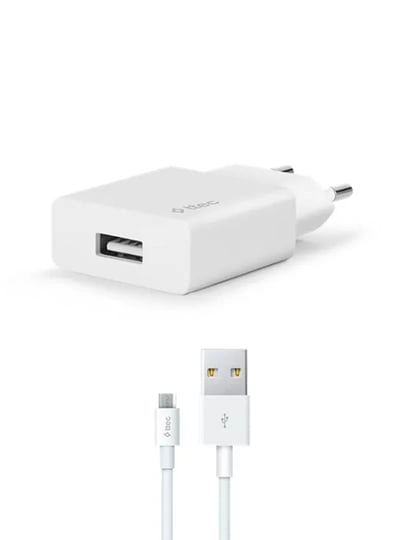 Сетевое зарядное устройство TTEC SmartCharger Travel Charger, 2.1 A, с кабелем Micro USB