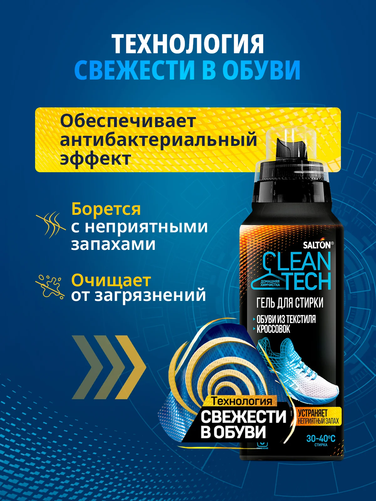 Набор для ухода за обувью Sport Краска+Пена+Гель