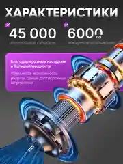 Автомобильный пылесос, воздуходувка, беспроводной, 2 в 1, портативный мини-пылесос