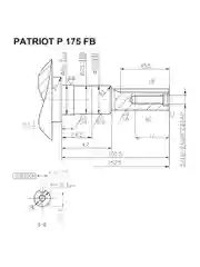 Двигатель бензиновый Patriot P175FB, 7,8 л.с.