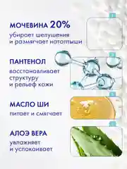 Увлажняющий крем для гладких пяток и стоп ног с мочевиной 380 мл